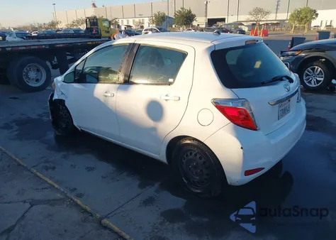 2012 Toyota Yaris Le from USA, damaged, VIN JTDKTUD34CD531887